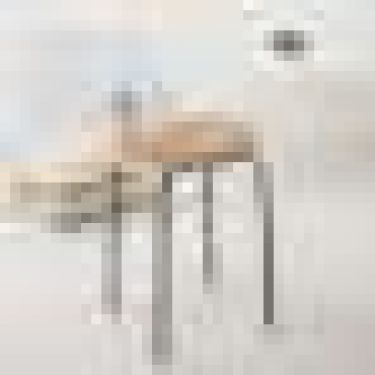 Сидушка на стул меховая Доляна "Пушинка" цв.бежевый d 30 cm,100% п/э