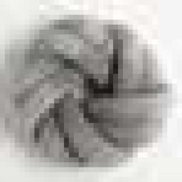 Подушка декоративная узел «Этель», d=33см, цвет тёмно-серый, велюр