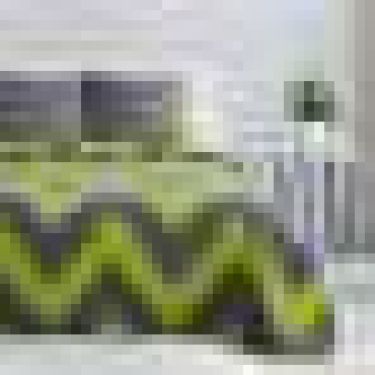Постельное бельё Этель 2 сп «Зелёный шеврон» 175х215, 200х220, 70х70-2 шт