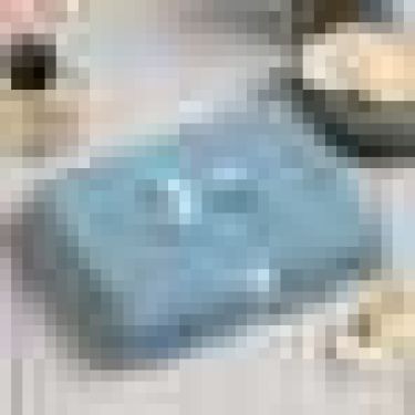 Набор махровых декоративных салфеток  голубой, 2шт., 340 г/м2, 30х30 см
