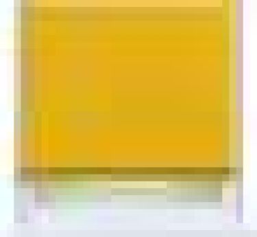 Римская штора «Кортин», канвас желтый, на створку