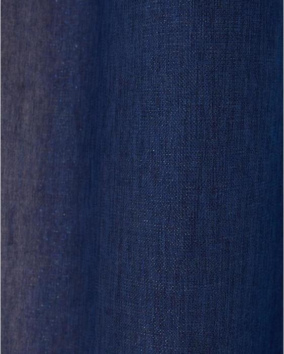 Штора портьерная Этель"Блеск"цв.синий 140х270 см